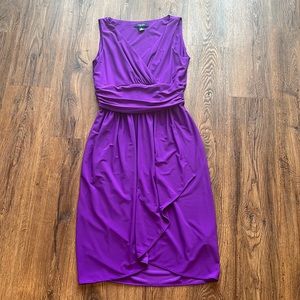 Ladies Chaps Purple Dress Size Small (B4)